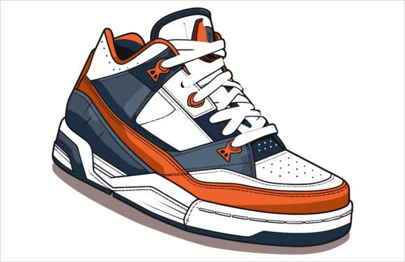 Download Basketball Shoes Vector Illustration - Shoes Collection