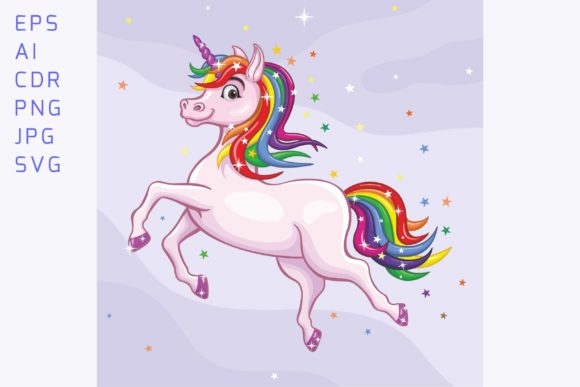 Download Colorful Unicorn Vector Illustration - Unicorn Collection