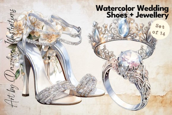 Download Wedding Jewelry and Floral Shoes - Shoes Collection