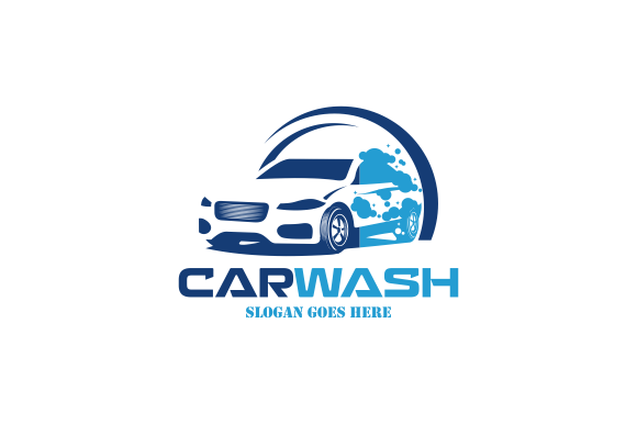 Download Flat Car Wash Logo Background. Best Logo - Flat car Collection