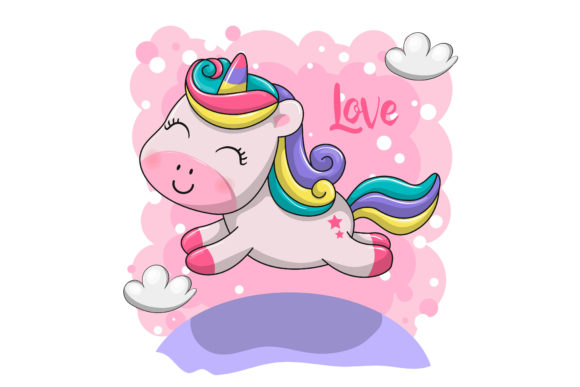 Download Cute Baby Unicorn Illustration - Unicorn Collection