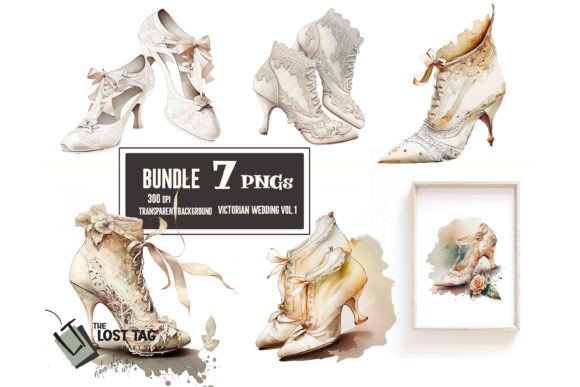 Download Vintage Victorian Shoes Png Sublimation - Shoes Collection