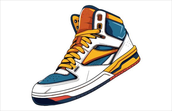 Download Basketball Shoes Vector Illustration - Shoes Collection