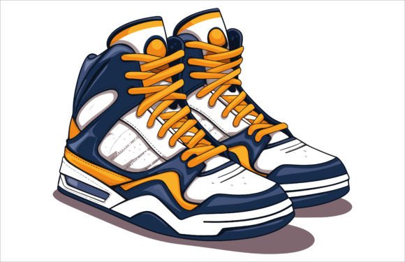 Download Basketball Shoes Vector Illustration - Shoes Collection