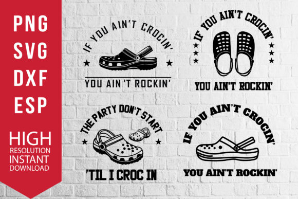 Download Funny Crocin' Shoes Graphic - Shoes Collection