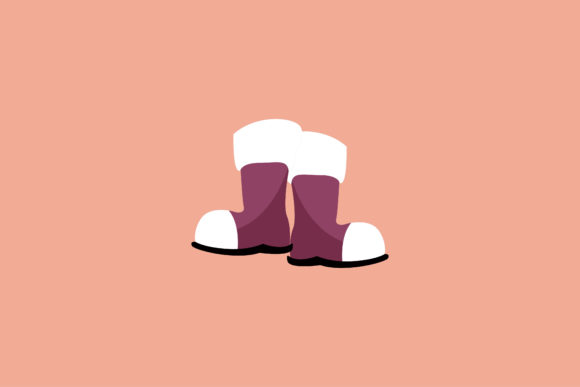 Download Christmas Beautiful Santa Shoes Vector - Shoes Collection