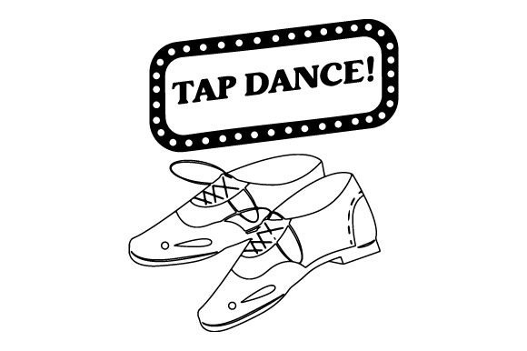 Download Tap Dance Shoes Line Art - Shoes Collection