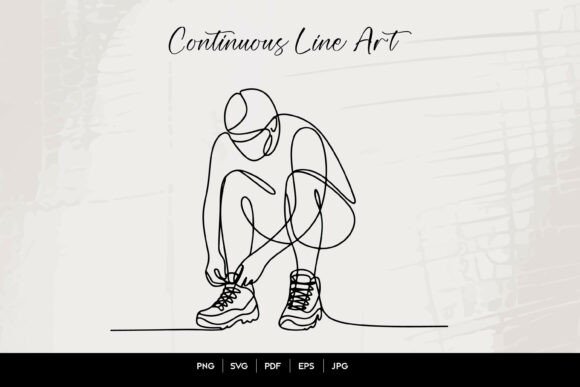 Download Tying Shoes Line Art - Shoes Collection