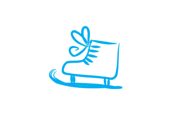 Download Christmas Icon Ice Skating Shoes Vector - Shoes Collection