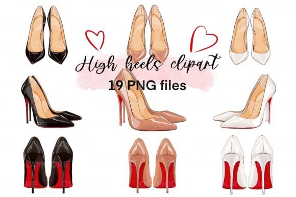 Download Classic High Heels Shoes Png Clipart - Shoes Collection